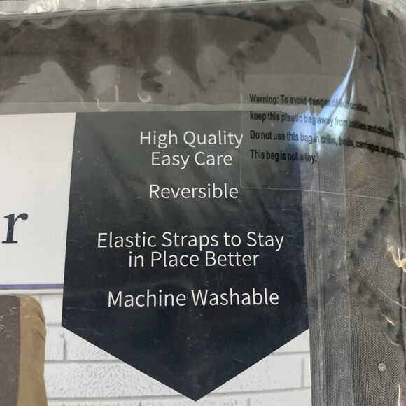 Recliner Chair Slipcover Reversible Sofa Cover Water Resistant Couch Cover - Picture 12 of 12